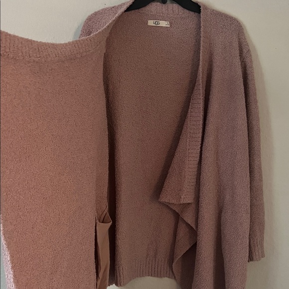 UGG Blush Pink Women's Cardigan Sweater - Picture 6 of 16
